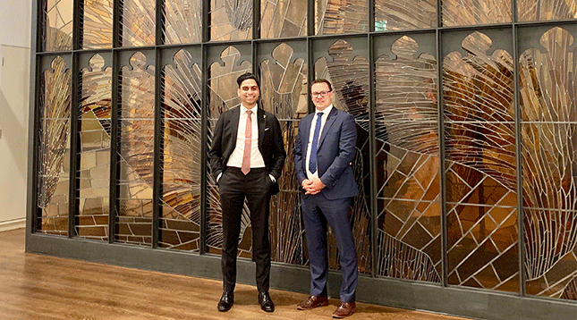 Slattery’s cost managers Runil Ganoo and Steve Martindale