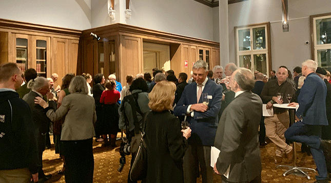 Guests at the Old Quad launch